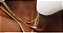 COLAR CORRENTE BOLINHAS BANHADO A OURO - Imagem 2