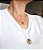 CONJUNTO COLAR GOTA M e P BANHADO EM OURO - Imagem 2