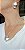 CONJUNTO COLAR E BRINCO OVAL RISCADO BANHADO EM PRATA - Imagem 3