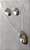 CONJUNTO COLAR E BRINCO OVAL RISCADO BANHADO EM PRATA - Imagem 4