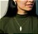 CONJUNTO COLAR E BRINCO FOLHA BANHADO A OURO - Imagem 1