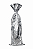 Saco Metalizado Prata BOPP - 15x45cm - Imagem 3