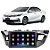Multimídia kronos 9” basic +câmera de ré + moldura Corolla 2015 - Imagem 1