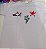 Camiseta Infantil Algodão Tam M Branca - Imagem 2