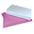 Kit 100 Caixas de Papelão Branco 24x16x4 + 100 Envelopes de Segurança Rosa Lilás 30x20 - Imagem 2