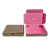 Caixa de Papelão com Papel Cartão - 16x11x3 - Rosa Brilhe - Imagem 1