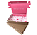 Caixa de Papelão com Papel Cartão - 24x16x4 - Espero que você ame - Rosa - Imagem 7