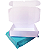 Kit 10 Caixas de Papelão 23x17x6 + 10 Envelopes 26x36 Verde Azulado - Imagem 1