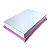 Kit 100 Caixas de Papelão Branco Tamanho A4 + 100 Envelopes de Segurança Rosa Lilás 26x36 - Imagem 2
