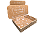 Caixa de Papelão Kraft com Branco - 16x11x3 - Embrulhado com Amor (Interna) - Imagem 5