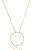 Colar Aro Minimalista – Semijoia Banhada a Ouro 18k - Imagem 3