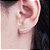 Brinco ear cuff com micro pedras de zircônias - Imagem 2