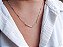 Colar em v banhado a ouro 18k - Imagem 3