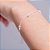 Pulseira Prata 925 com Ponto de Luz – Delicada e Ajustável - Imagem 2