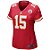 Camisa NFL Nike Kansas City Chiefs Feminina - Vermelho - Imagem 1
