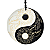 Yin Yang em cerâmica - Imagem 1