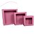 Trio de Nicho Quadrado Rosa Pink - Imagem 1