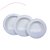 Nicho com Led e Base Redondo Branco - Imagem 1
