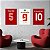3 Placas MDF - Camisas Históricas Coloradas + Autógrafos Digitais Falcão, Fernandão, D'Alessandro - Imagem 5