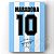 Quadro Maradona Camisa Argentina 10 + Autógrafo Digital - Imagem 2