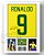 Quadro Ronaldo Especial Brasil 2002 + Autógrafo Digital - Imagem 4