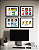 Quadro Figurinhas Das Lendas MOLDURA + VIDRO (18x24cm) - Imagem 1