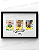 Quadro Figurinhas Das Lendas MOLDURA + VIDRO (18x24cm) - Imagem 5