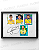 Quadro Figurinhas Das Lendas MOLDURA + VIDRO (18x24cm) - Imagem 4