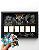 Quadro Messi + Figurinhas De Todas As Copas PARA COLAR (33x45cm) - Imagem 1