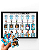 Quadro Messi Arte Todas As Copas + Figurinhas PARA COLAR - Imagem 2