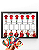 Quadro Cristiano Ronaldo Arte Todas As Copas + Figurinhas PARA COLAR - Imagem 1