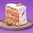 Fatia Bolo de Nozes com Recheio de Crème brûlée e Marshmallow - Aprox. 120g - Imagem 1