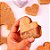 Sanduíche de Cookies de Coração com Recheio de Brigadeiro de Avelã 50g – Zero Açúcar, Zero Póliol, Zero Glúten, Zero Lác - Imagem 1