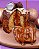 Mini Panetone com Gotas de Chocolate com Recheio de Doce de Leite 200g – Zero Açúcar, Zero Glúten, Zero Lactose e Low Ca - Imagem 1