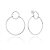 Brinco dois circulos - Imagem 1