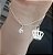 Pulseira com coroa trabalhada fixa - Imagem 3