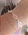Pulseira com elos e três folhas - Imagem 3