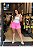 Blusa Plus Size Regina com Mangas Curtas - Imagem 3