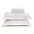 Jogo Cama Karsten 180 Fios Liss Branco Casal - Imagem 1