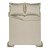 Colcha Queen Trussardi 2 Porta Travesseiros 300 Fios Cetim 100% Algodão Tommaso Bege - Imagem 3