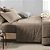 Jogo de Cama Karsten 180 fios Liss Castor Solteiro - Imagem 3