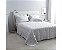 Colcha Damask Stripes Cetim 300 fios Buddemeyer Queen Cinza - Imagem 1