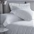 Colcha Damask Stripes Cetim 300 fios Buddemeyer King Branco - Imagem 5