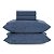 Jogo de Cama King Karsten 160 Fios Percal Robin Azul - Imagem 1