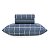 Jogo de Cama Solteiro Karsten 150 Fios Percal Grid - Imagem 1