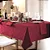 Toalha de Mesa  Veríssimo Vermelho  1,60x3,20cm - Karsten - Imagem 1