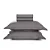 Jogo de Cama Queen Karsten 180 Fios Percal  Liss Grafite - Imagem 1
