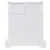 Colcha com Porta Travesseiro Casal 100% Algodão Figoli Branco/Legno- Trussardi - Imagem 4