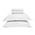 Jogo de Cama King 200 Fios  Orsini Branco- Trussardi - Imagem 1