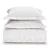 Cobre Leito Queen Karsten  180 Fios Percal Liss Branco - Imagem 1
